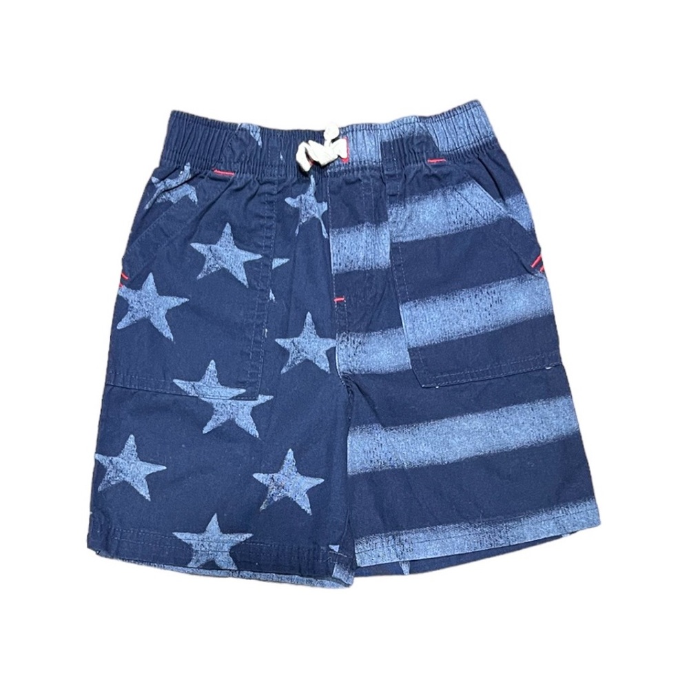 Boys USA American Flag Fourth of July Shorts 3T
